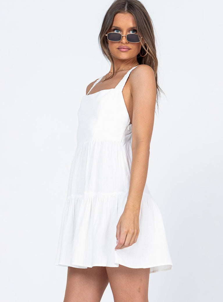 Keesha Mini Dress White